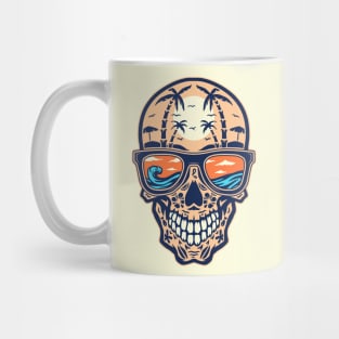 Skull beach Mug